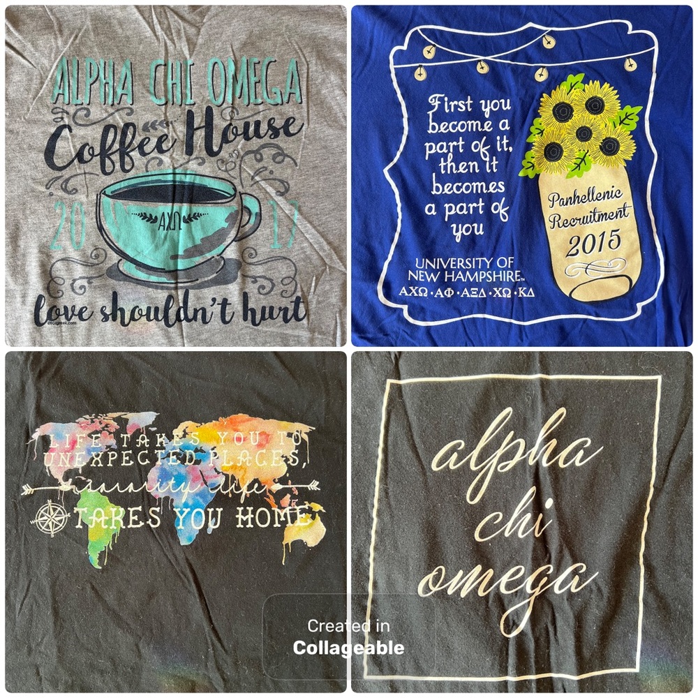 Alpha Chi Omega T-Shirt Bundle